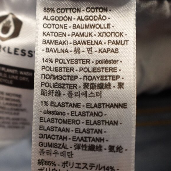 Levi's jeans Wedgie Straight women's 18W blue denim button fly red tab high rise - Picture 14 of 14